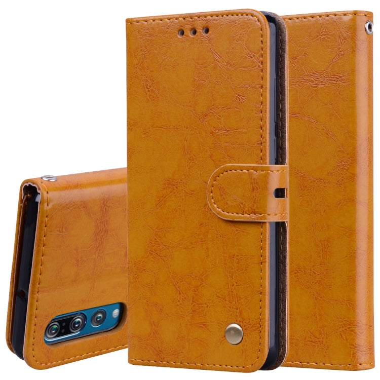 Business Style Oil Wax Texture Horizontal Flip Leather Case for Huawei P30, with Holder & Card Slots & Wallet