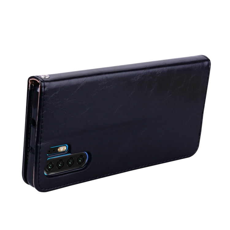 Business Style Oil Wax Texture Horizontal Flip Leather Case for Huawei P30 Pro, with Holder & Card Slots & Wallet