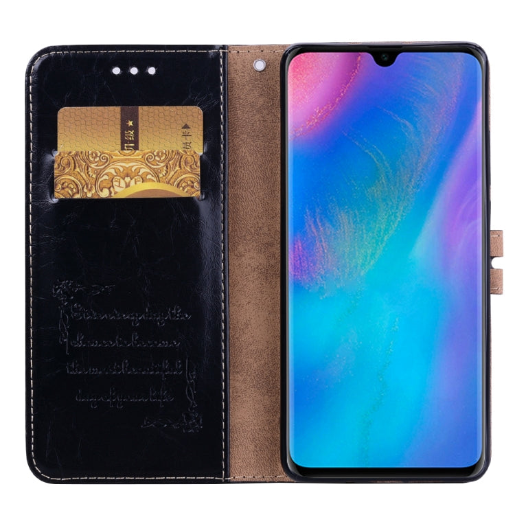 Business Style Oil Wax Texture Horizontal Flip Leather Case for Huawei P30 Pro, with Holder & Card Slots & Wallet My Store