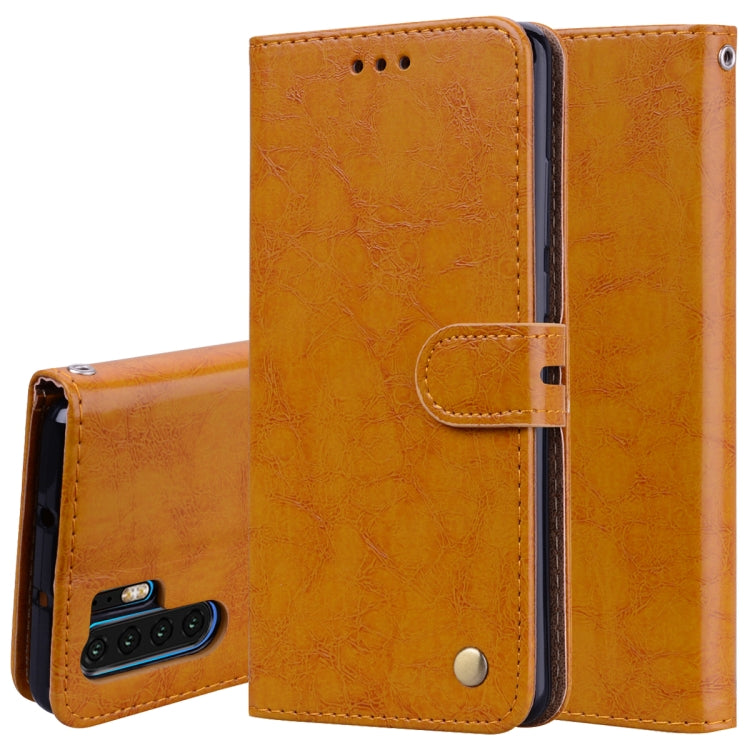 Business Style Oil Wax Texture Horizontal Flip Leather Case for Huawei P30 Pro, with Holder & Card Slots & Wallet