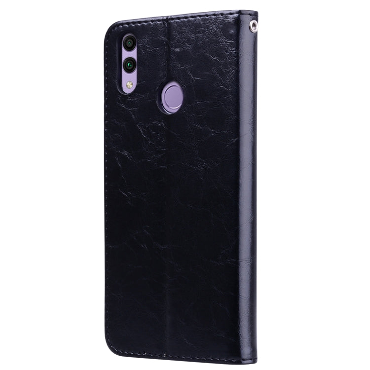 Business Style Oil Wax Texture Horizontal Flip Leather Case for Huawei Honor 8C, with Holder & Card Slots & Wallet My Store