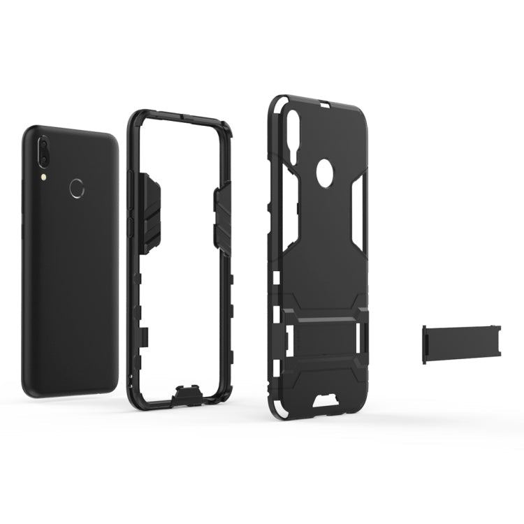 Shockproof PC + TPU Case for Huawei Y9 (2019) / Enjoy 9 Plus, with Holder My Store