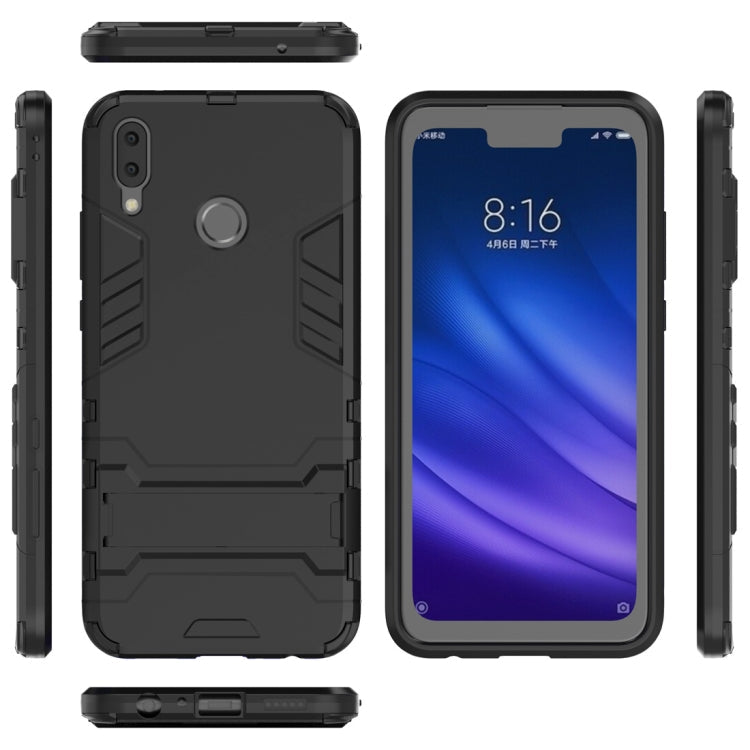 Shockproof PC + TPU Case for Huawei Y9 (2019) / Enjoy 9 Plus, with Holder