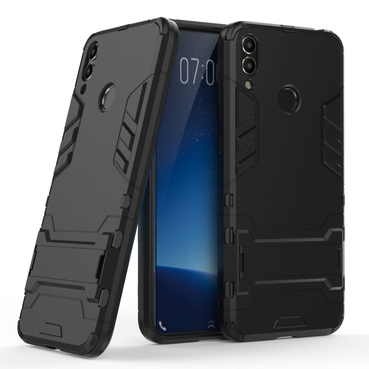 Shockproof PC + TPU Case for Huawei Honor 8C, with Holder