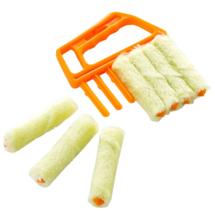 Microfiber Blinds Cleaning Brush Slat Dust Cleaner Clip Window Air Conditioner Duster - Reluova