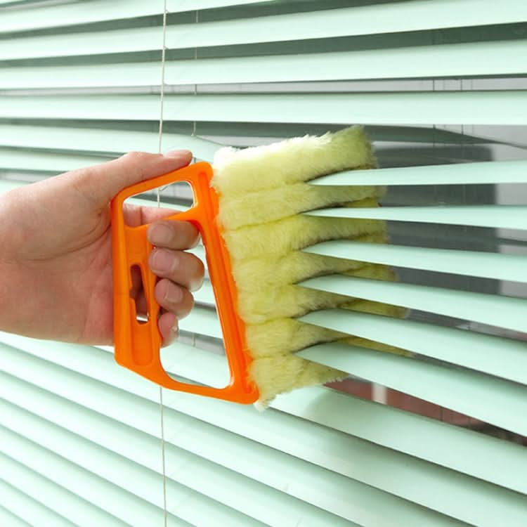 Microfiber Blinds Cleaning Brush Slat Dust Cleaner Clip Window Air Conditioner Duster - Reluova