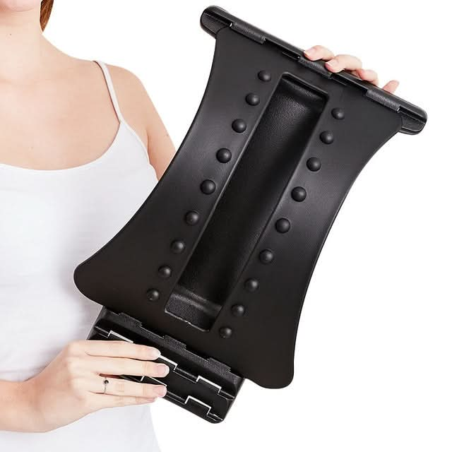 Lumbar Traction Stretching Device Posture Corrector Waist Support Spine Pain Relief Back Massage Stretcher Reluova