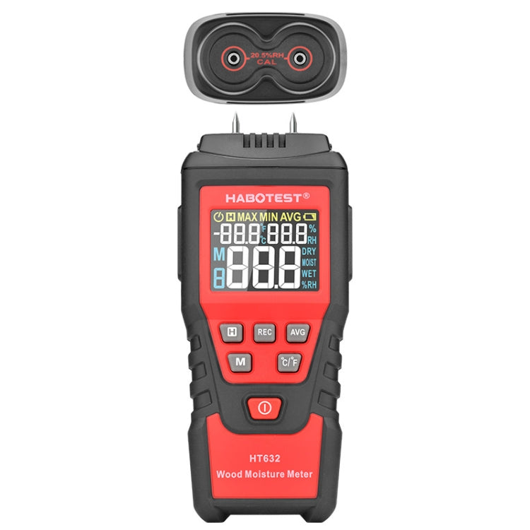 HABOTEST HT632 Portable Multifunctional Digital Display Wood Moisture Detector Reluova