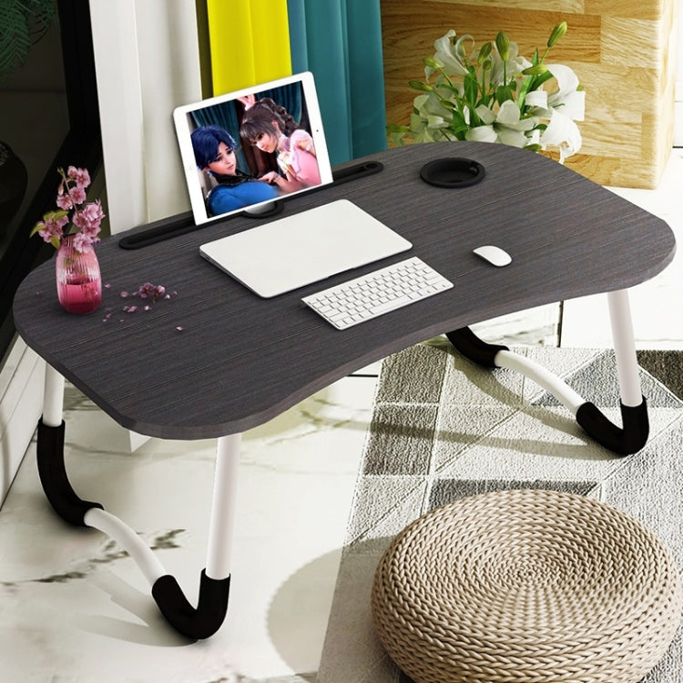 Foldable Non-slip Laptop Desk Table Stand with Card Slot & Cup Slot