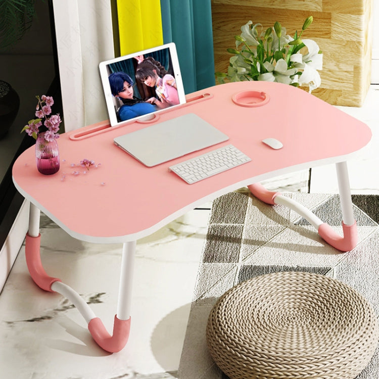 Foldable Non-slip Laptop Desk Table Stand with Card Slot & Cup Slot