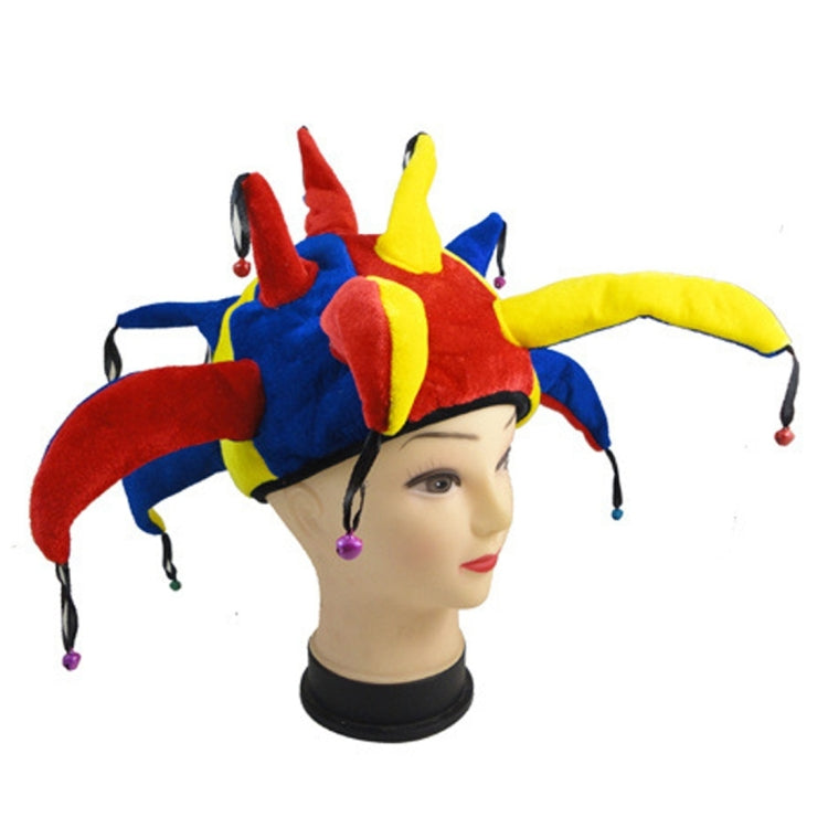 Funny Multicolor Halloween Props Clown Hat My Store