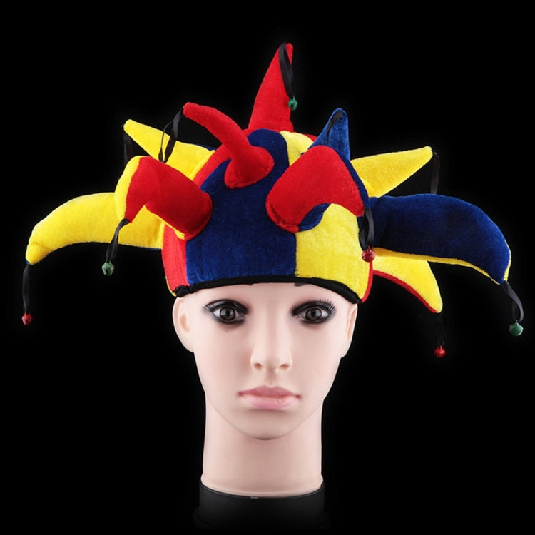 Funny Multicolor Halloween Props Clown Hat My Store