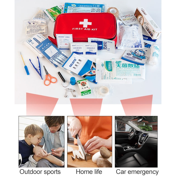 27 In 1 Portable Car Home Outdoor Emergency Supplies Medicine Kit Survival Rescue Box