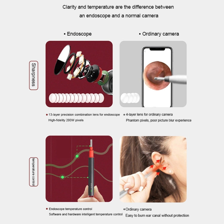 Bebird B1 Intelligent HD Visual Ear Cleaner Earwax Tool, Standard Version Reluova