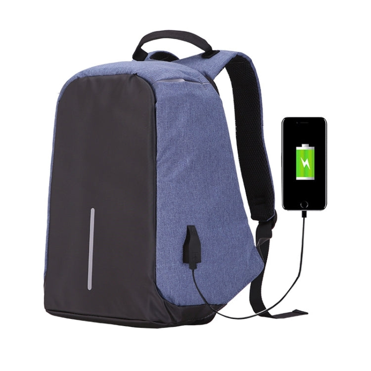 Multi-Function Large Capacity Travel Anti-theft Security Casual Backpack Laptop Computer Bag with External USB Charging Interface for Men / Women, Size: 42 x 29 x 14 cm