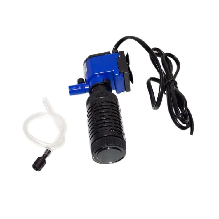 ZY-M2 4W 400L/H Multi-function Submersible Aquarium Water Pump Circulation Pump Fish Tank Internal Air Filter, EU Plug - Reluova