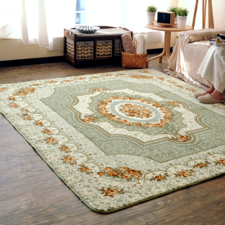 Rose Pattern Fuzzy Living Room Carpet Bedroom Bedside Mat, Size: 1.2m x 1.8m Reluova