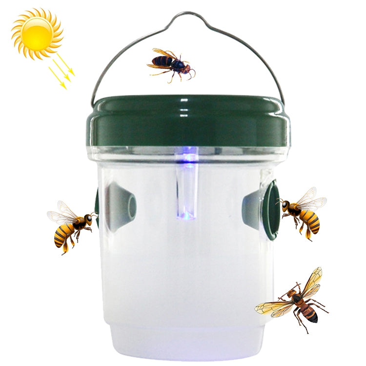 Solar Powered LED Fly Bee Trap Catcher Insect Control Tool My Store