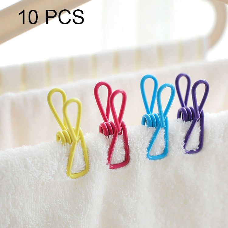 10 PCS Multipurpose Home Decor Clothe Photo Hanging Peg Clamps, Random Color Delivery