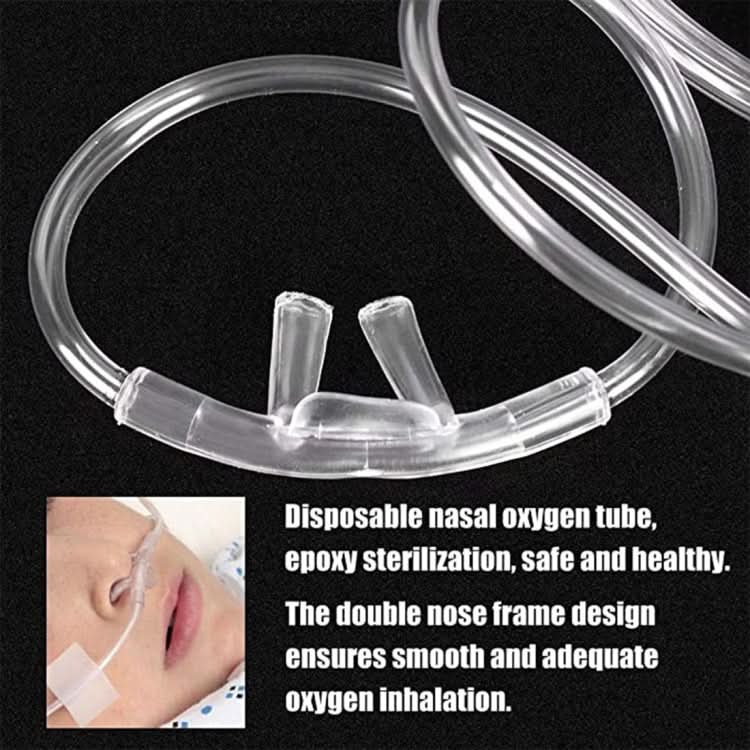 5 PCS Household Disposable Double-hole Nasal Oxygen Tube Pipe Oxygen Supply Tubing, Length: 6m-Reluova