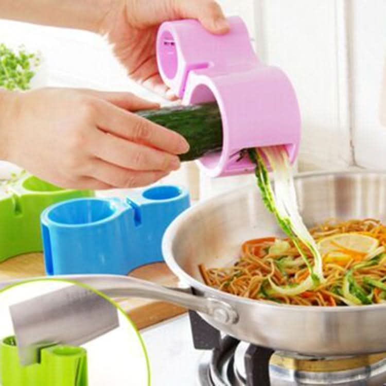 Multifunctional Spiral Double-Headed Grater With Sharpener Kitchen Gadgets(Green) - Reluova