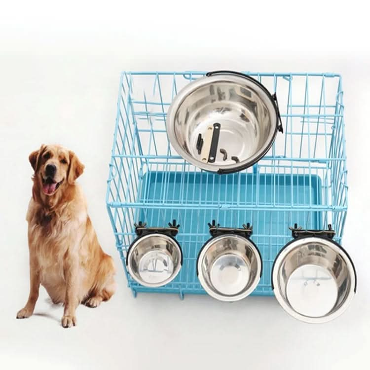 Stainless Steel Suspension Style Dog Feeding Bowl, Size: S - Reluova