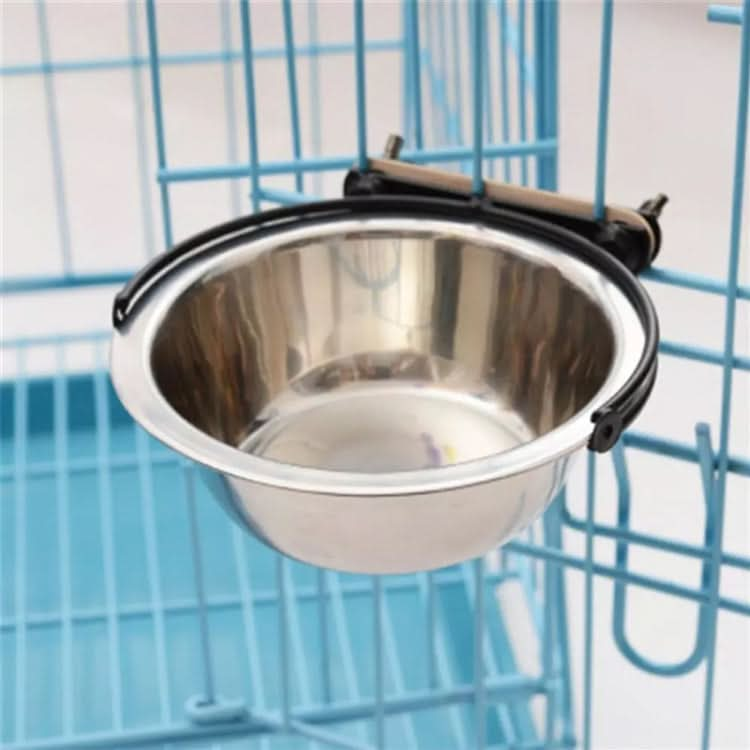 Stainless Steel Suspension Style Dogt Feeding Bowl, Size: L - Reluova