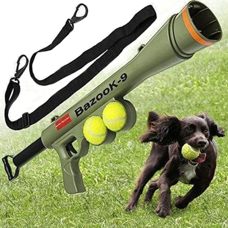 Pet Dog Supplies Toy Training Launcher Remote Speed Aiming Tennis Launcher, Size:52*19*9cm.