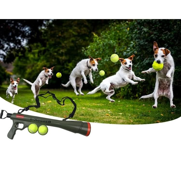 Pet Dog Supplies Toy Training Launcher Remote Speed Aiming Tennis Launcher, Size:52*19*9cm.