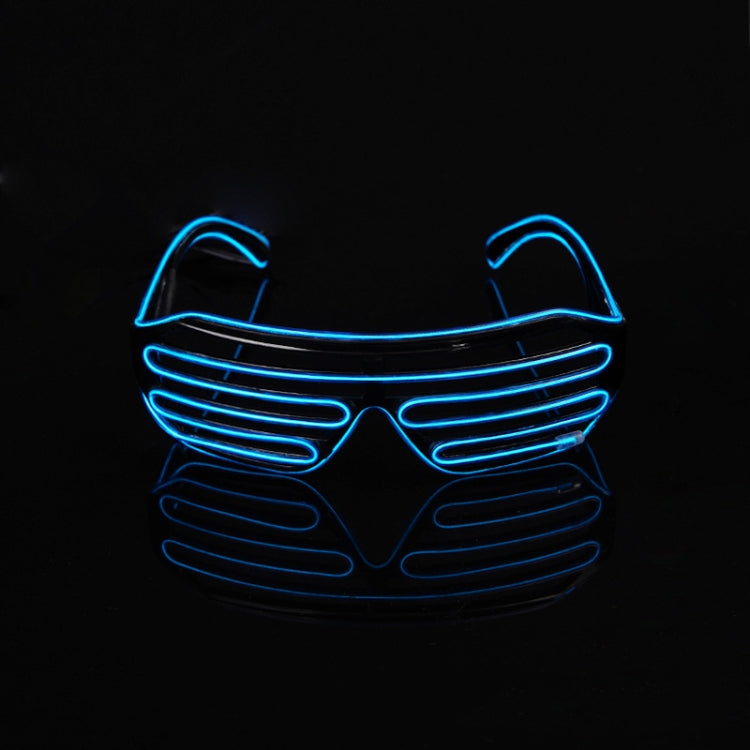 Fluorescence Dance Show Luminescent Glasses LED Two Colors Shutter EL Flashing Glasses