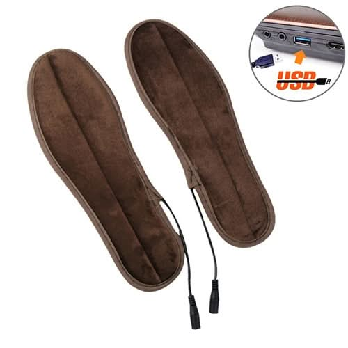 USB Electric Powered Heated Insoles Keep Feet Warm Pad with USB Cable, Size: 41-42 yard Reluova