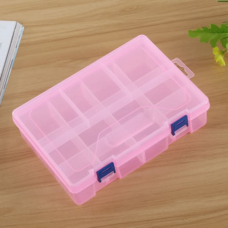 Double layer 8 Slots Plastic Jewelry Box Organizer Storage Container with Adjustable Dividers Reluova