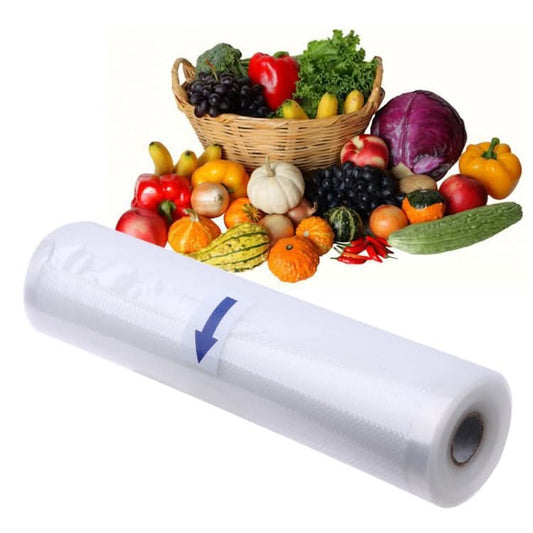 Roll Food Storage Bag Food Saver Bag for Kitchen Keep Food Fresh Grain Bag PE Bags,  Size: 35*45cm - Reluova