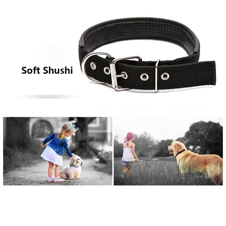 Foam Cotton  Polyester Pet Collars Pet Neck Strap Dog Neckband Cats Dogs Collars, 3.5cm x 57cm - Reluova