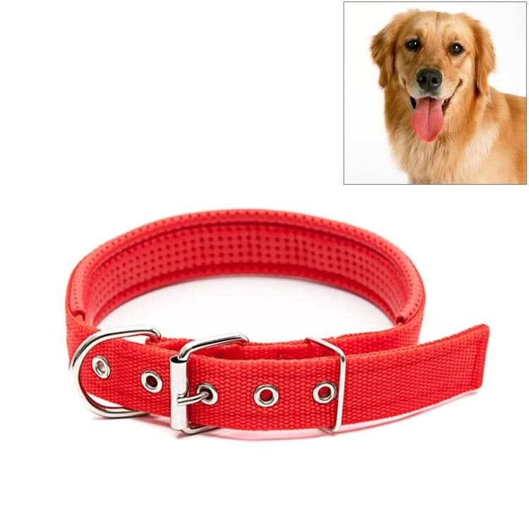 Foam Cotton  Polyester Pet Collars Pet Neck Strap Dog Neckband Cats Dogs Collars, 3.5cm x 57cm - Reluova