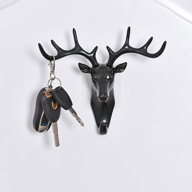 Creative Three-dimensional Multifunctional Deer Head Animal Decorative Hook Coat Hook Retro Clothes Hanging Creative Home Crafts, Random Style Delivery