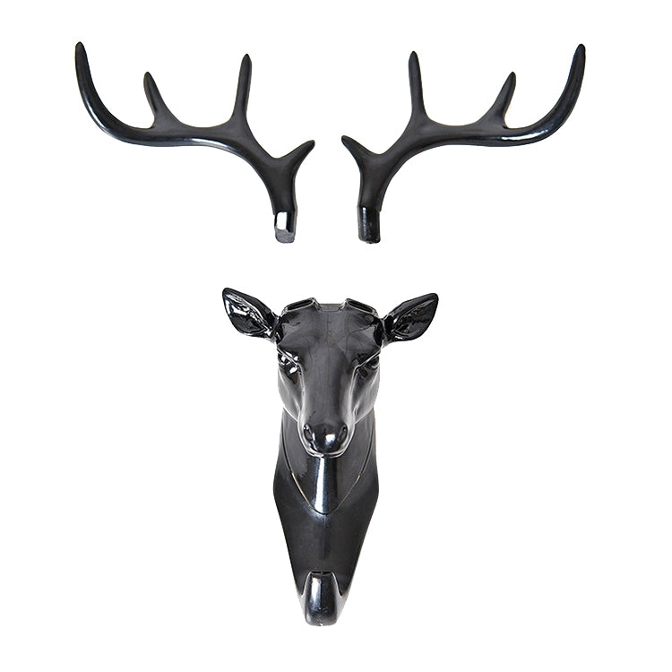 Creative Three-dimensional Multifunctional Deer Head Animal Decorative Hook Coat Hook Retro Clothes Hanging Creative Home Crafts, Random Style Delivery