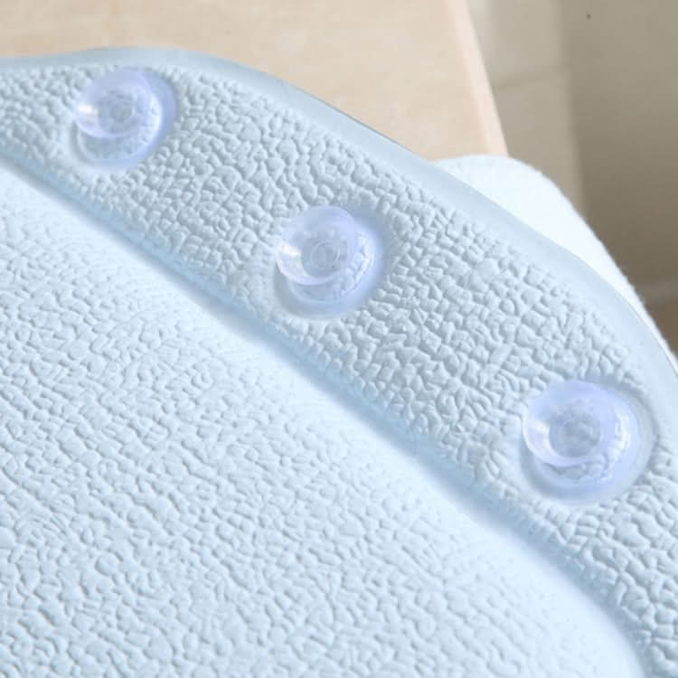 Bathroom Supplies Bathtub Pillow Bath Bathtub Headrest Suction Cup Waterproof Bath Pillows,Random Color Delivery,Size: 31*21cm