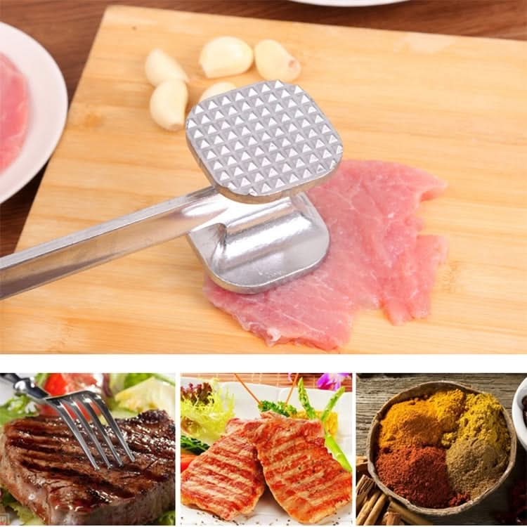 2 PCS Aluminum Alloy Loose Tenderizers Meat Hammer Steak Pork Kitchen Tools, Middle Size: 5.0 x 22.5cm - Reluova