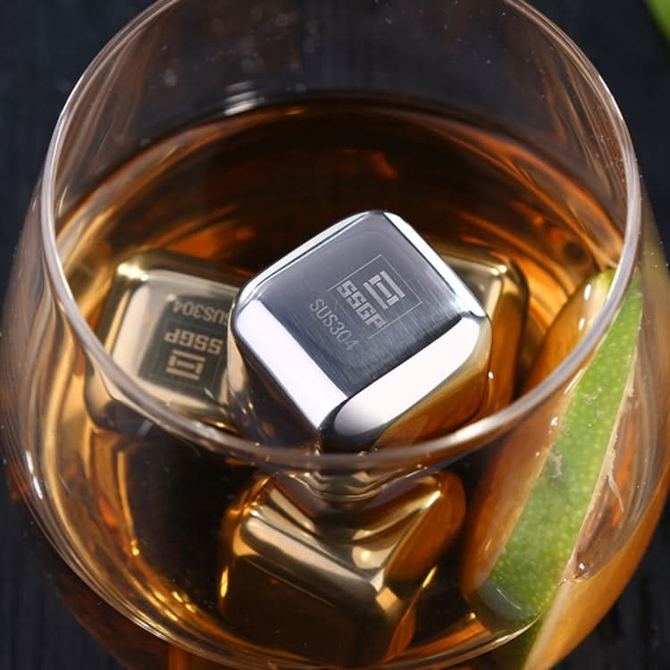 8 PCS Stainless Steel Chilling Reusable Ice Cubes for Whiskey, Vodka, Liqueurs-Reluova