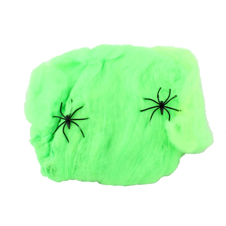 Halloween Props Cotton Yarn Spider Webs, Random Color Delivery