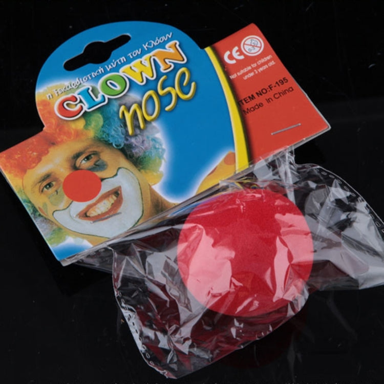 5 PCS Halloween Costume Party Props Sponge Red Clown Noses My Store