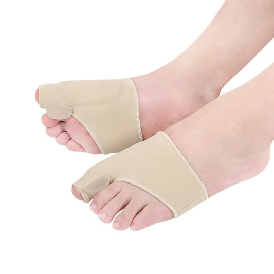 1 Pair SEBS Hallux Valgus Correction Sleeve Feet Care Special Big Toe Bone Ring Foot Thumb Orthopedic Brace Relieve for Men / Women, Size: S