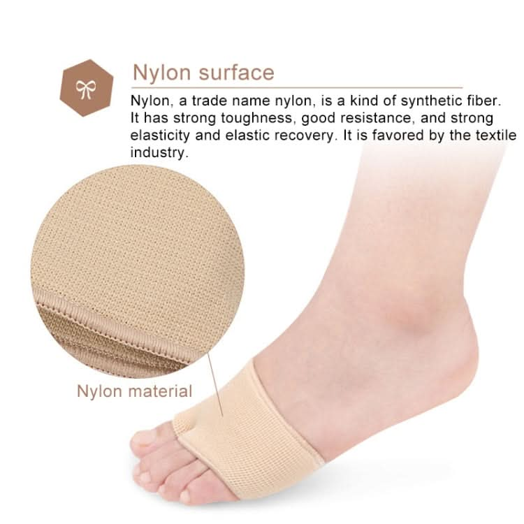 1 Pair Threaded Thumb Valgus Care Foot Forefoot Thickened Super Soft Thumb Protector, Size: S