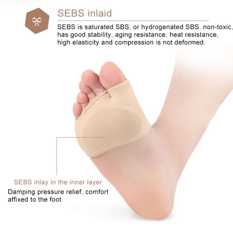 1 Pair Threaded Thumb Valgus Care Foot Forefoot Thickened Super Soft Thumb Protector, Size: S