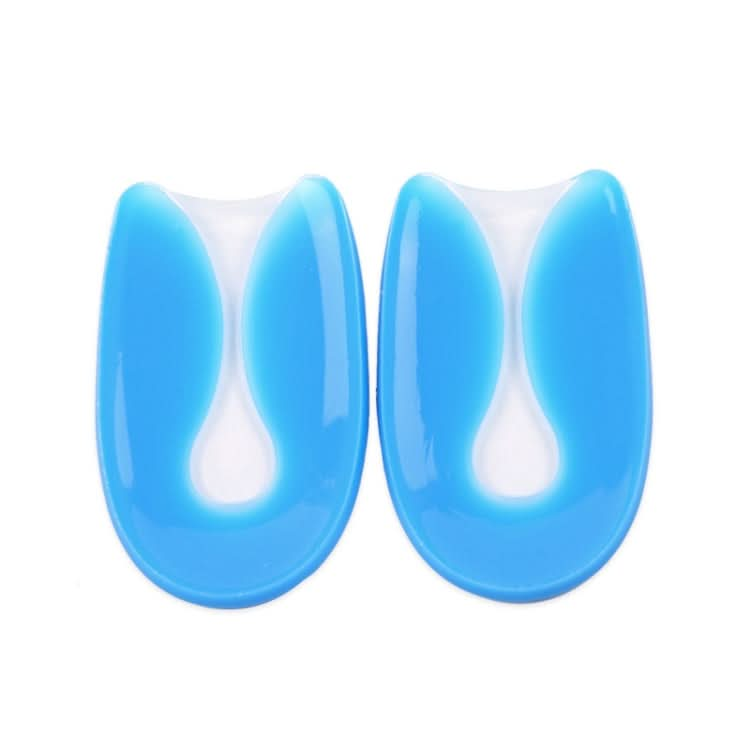 U-shaped Heel Pad Soft and Comfortable Shock Absorption Silicone Pad Insole, Size: S(30-34 Yards) Reluova