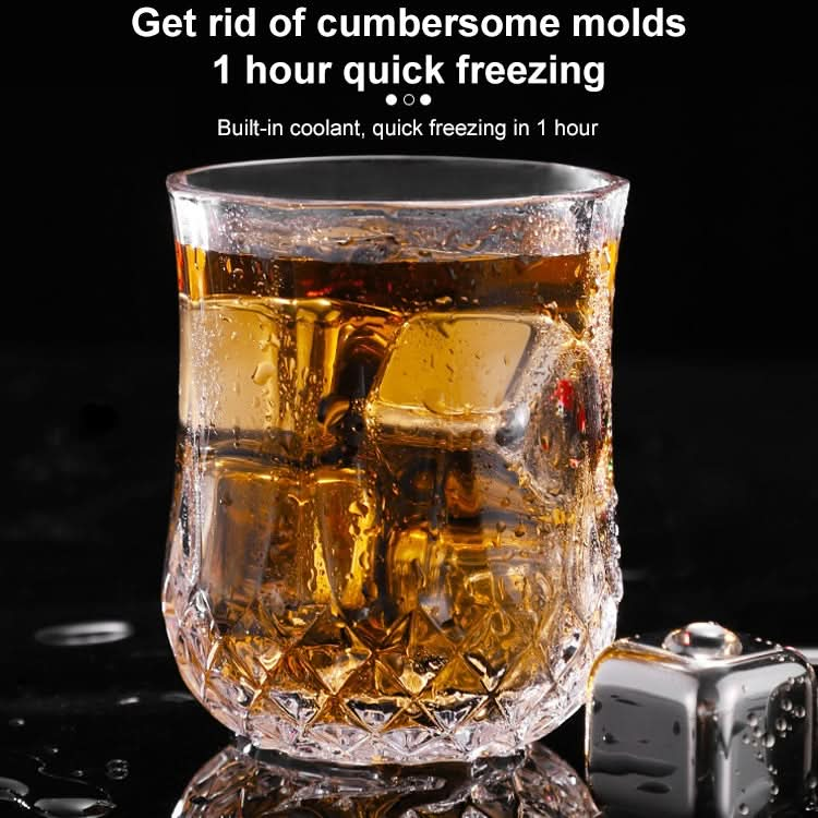 Stainless Steel Chilling Reusable Ice Cubes for Whiskey, Vodka, Liqueurs - Reluova