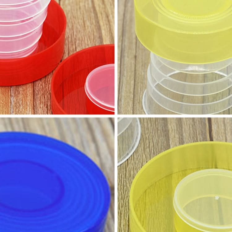 4 PCS 200ml Fashionable Outdoor Activity Using Plastic Portabel Folding Dringking Cup-Reluova