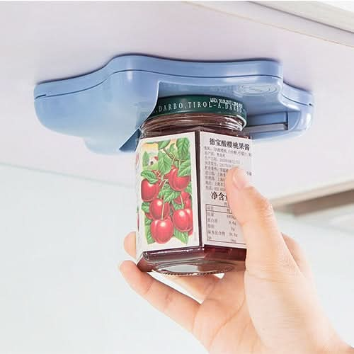 Effortless Bottle Can Opener Under the Kitchen Cabinet Countertop Lid Remover - Reluova