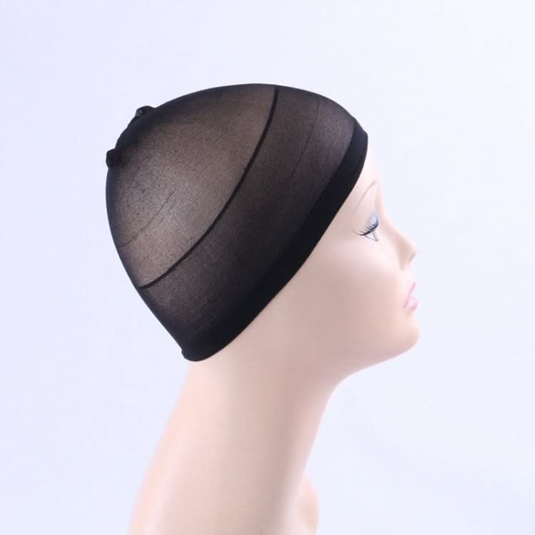 5pcs High Elastic Silk Socks Fake Hair Net Wig Liner Caps Snood Mesh, B-Reluova